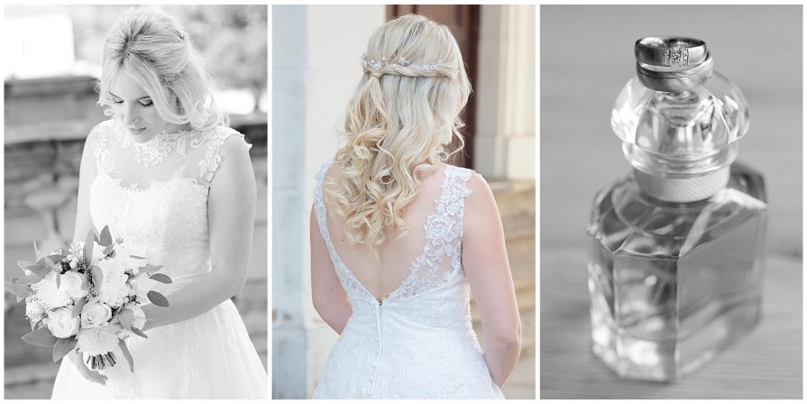 Braut Getting Ready Ringe Parfüm