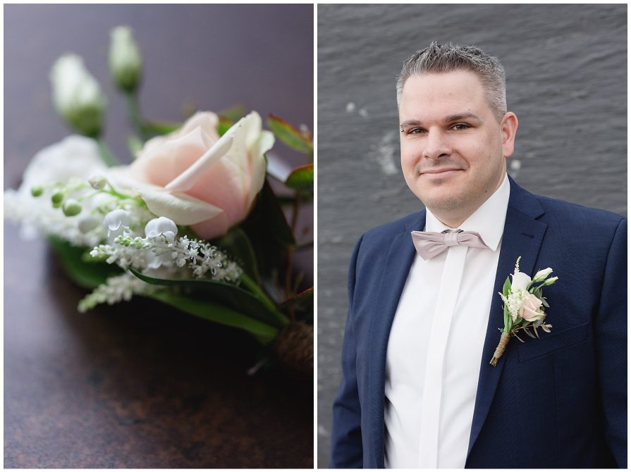 Hochzeitsdetails Bräutigam