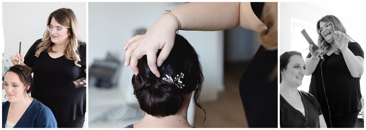 Hochzeitsdetails Braut Getting Ready