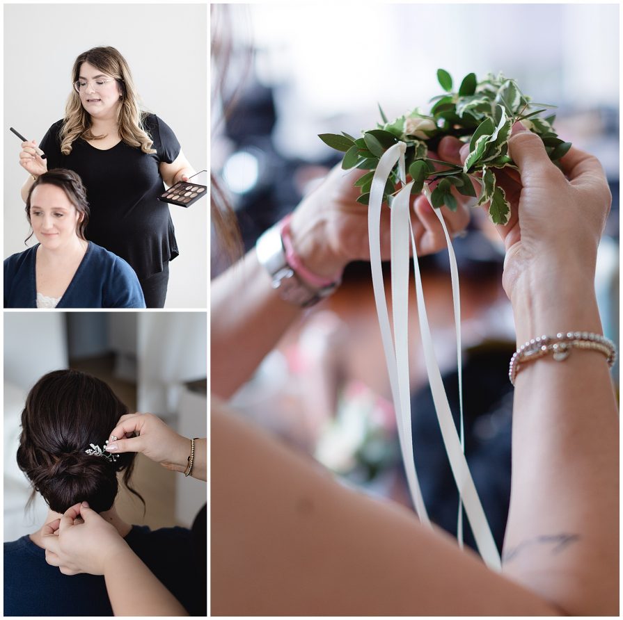 Hochzeitsdetails Braut Getting Ready