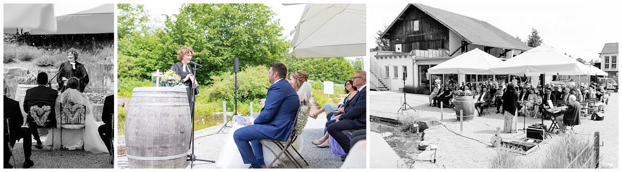 Hochzeitspaar Backnang Deko Hofgut Hagenbach trauung